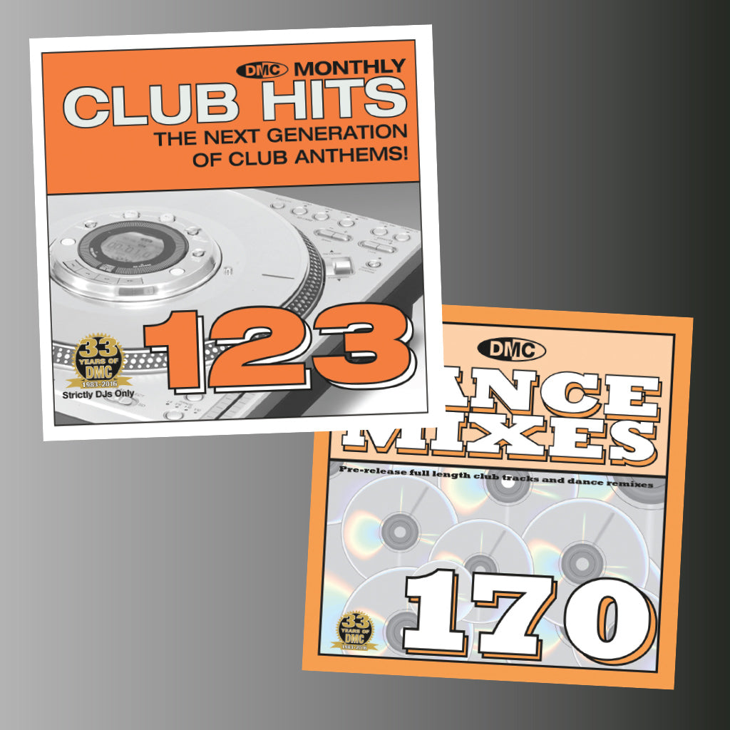 DMC Dance Mixes 170 and Club 123 - buy both and save 20%