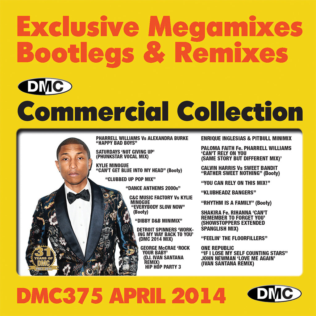 DMC Commercial Collection 375 - April Issue with Exclusive Mixes, Remixes, Bootlegs, Two Trackers and Megamixes