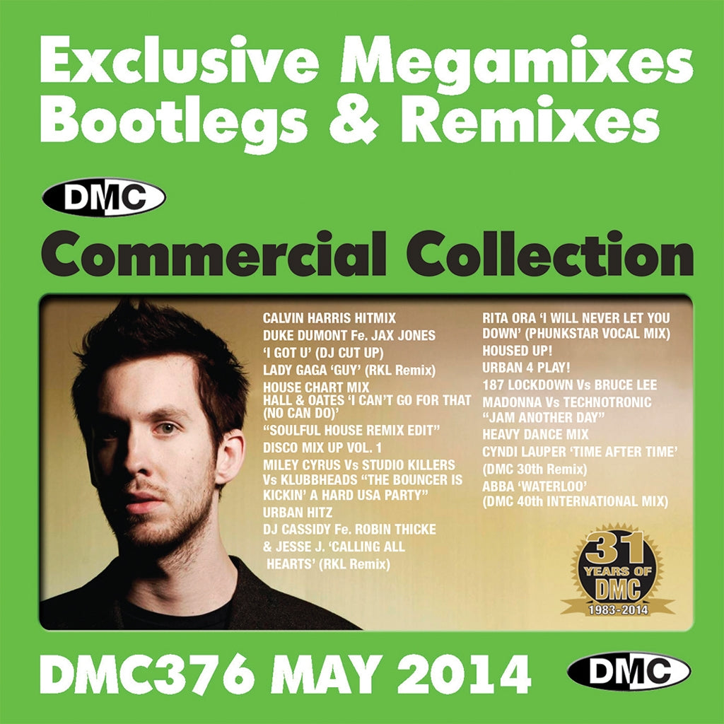 DMC Commercial Collection 376 - Double CD - May issue of exclusive mixes, megamixes, remixes and two trackers - New Release
