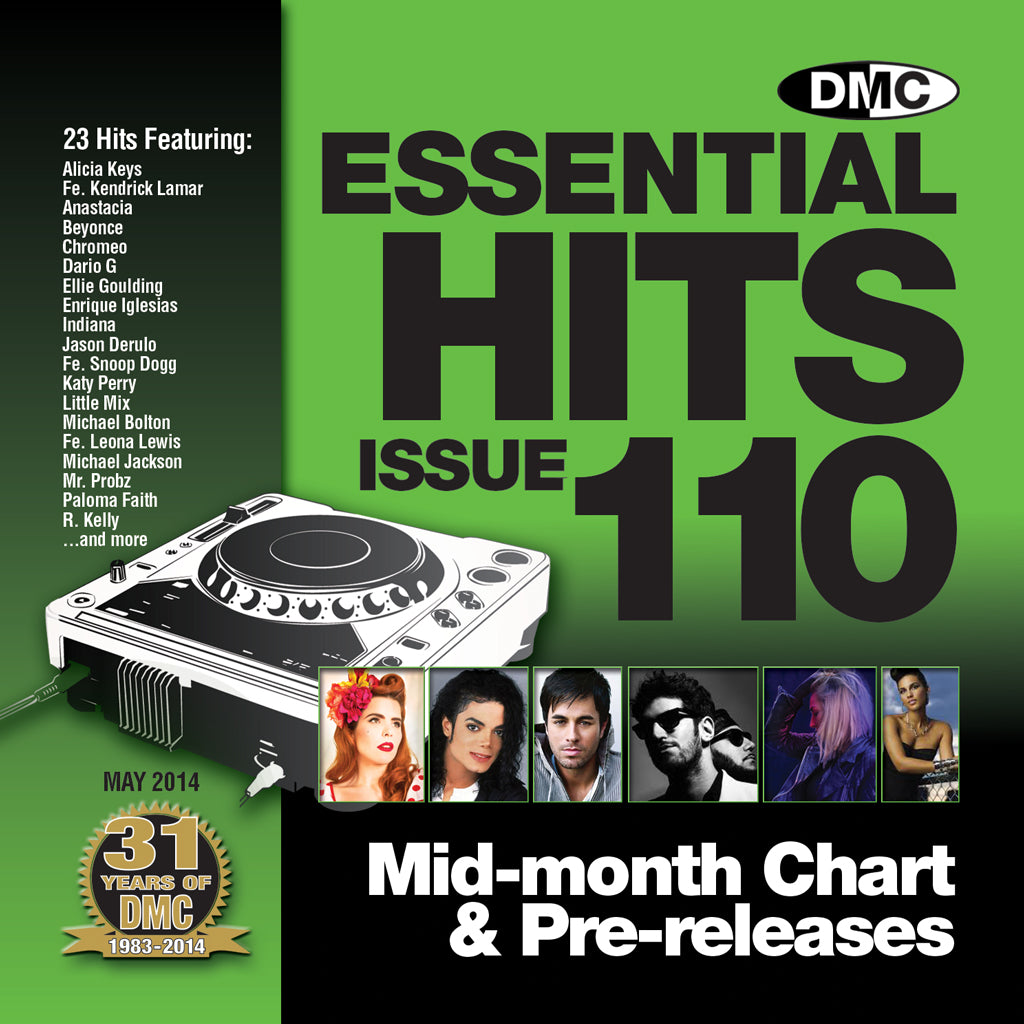 DMC Essential Hits 110 - New Release - Mid Month Chart Releases