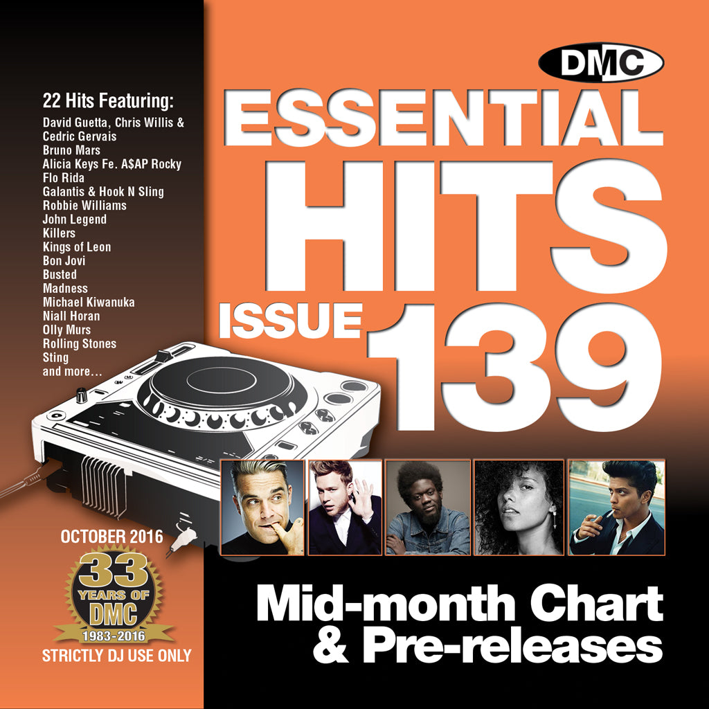 DMC Essential Hits 139 - Mid October 2016 release