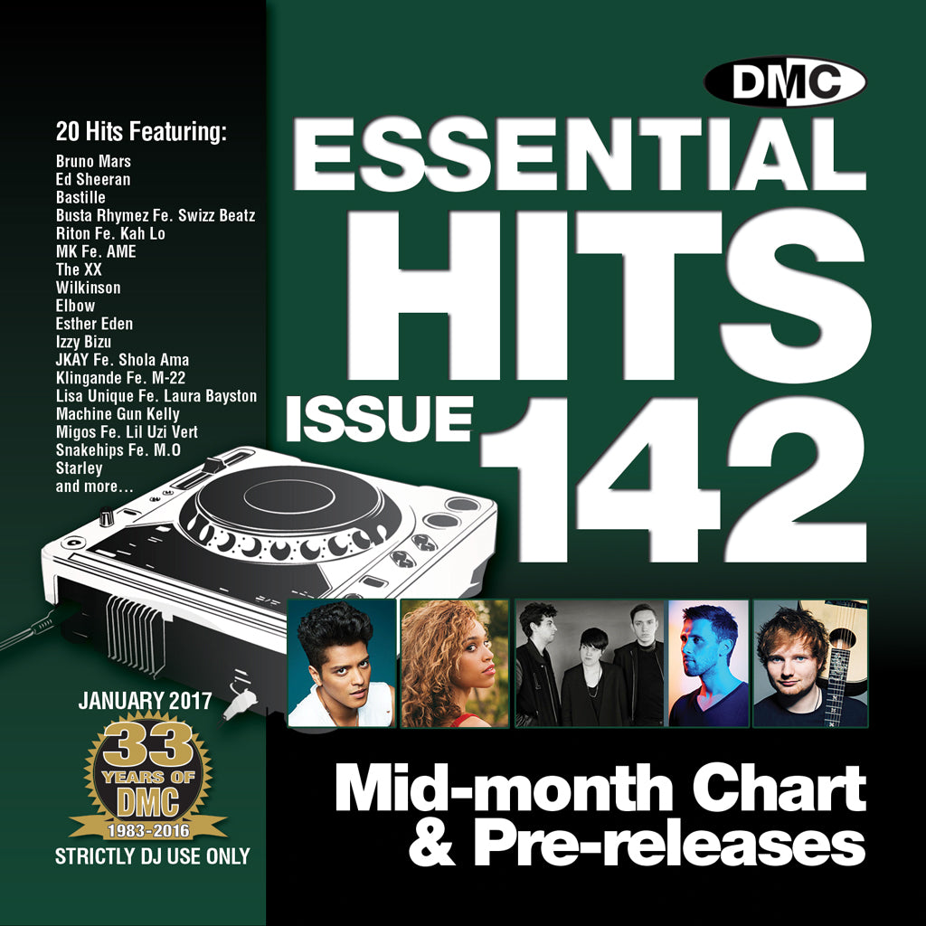 DMC Essential Hits 142 - Mid January 2017 release