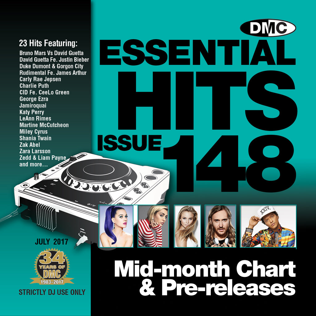 DMC Essential Hits 148 - Mid July 2017 release
