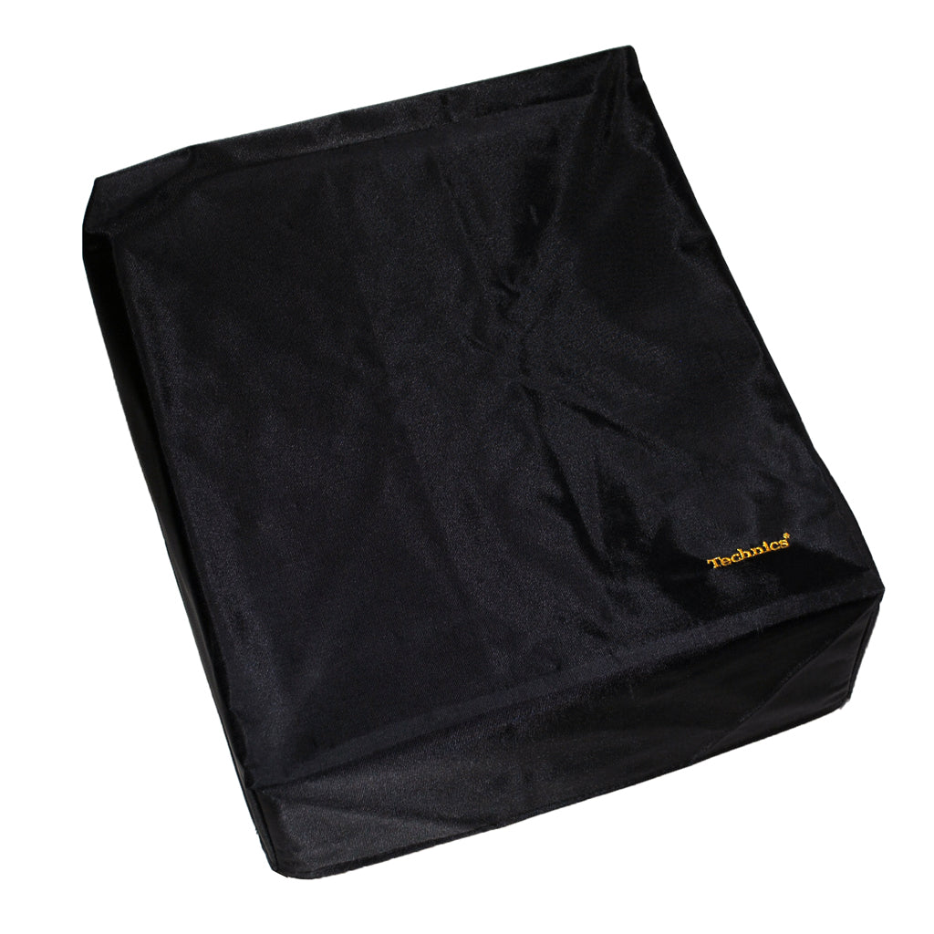DMC Technics Universal CD Player / Mixer Cover - Black with GOLD embroidery